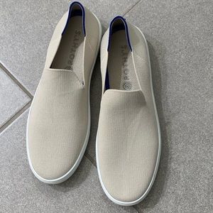 Rothy's THE SNEAKER in Sand Classic Slip On Sneakers